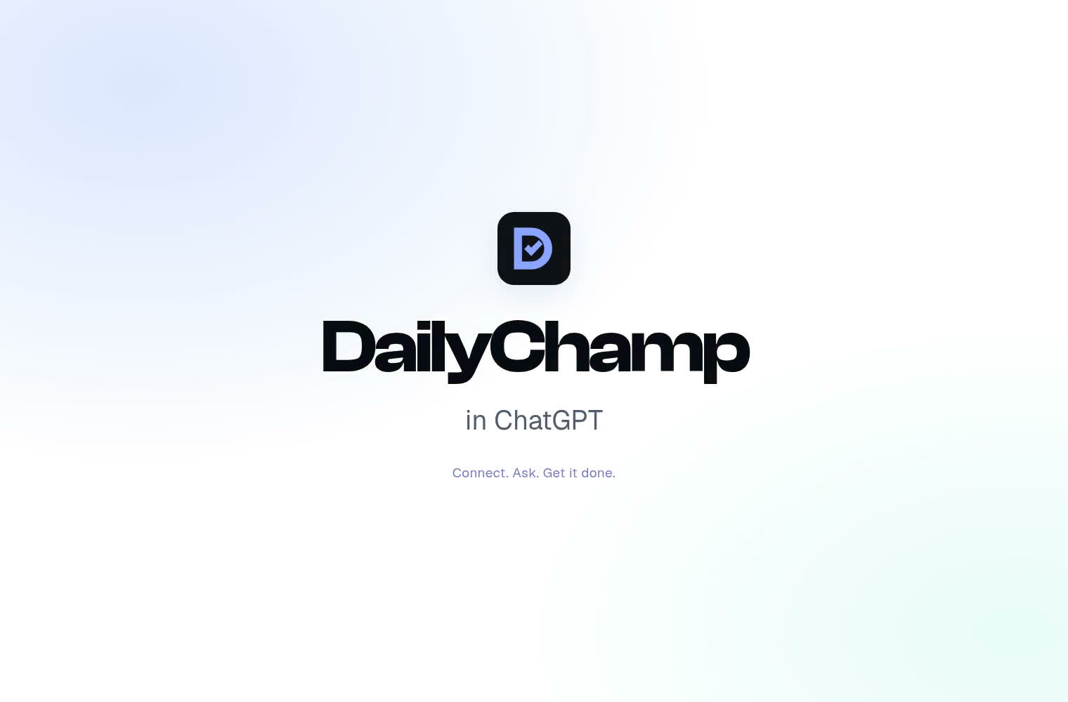 Daily Champ in ChatGPT